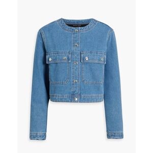 Veronica Beard Cropped Denim Jacket sz S